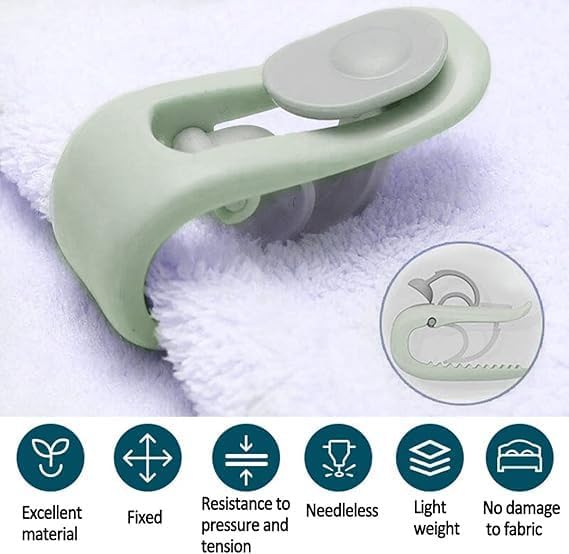 TWARAA Duvet Cover Clips - Bed Sheet Holder, High Elasticity Quilt Clamp, Non-Slip Duvet Clips for Bedding, Single Quilt Clip, No Needle, Secure Bedding in Place (10 PCS) - Image 5