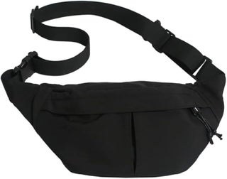 CAIRO WAY Black Hidden Money Belt Anti Theft Slim Lightweight Safety Belt for Bags, Adjustable Sport Strap for Travel Bag, Waterproof Phone Holder for Passport Money