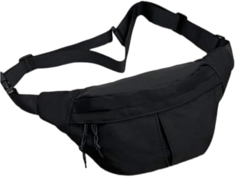 CAIRO WAY Black Hidden Money Belt Anti Theft Slim Lightweight Safety Belt for Bags, Adjustable Sport Strap for Travel Bag, Waterproof Phone Holder for Passport Money - Image 2