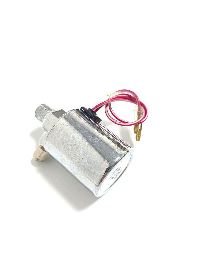 Generic - 12V/24V Universal Electric Air Valve (Solenoid) for 1/4'' OD Hose 200PSI Train/Air Horn Silver - Image 1
