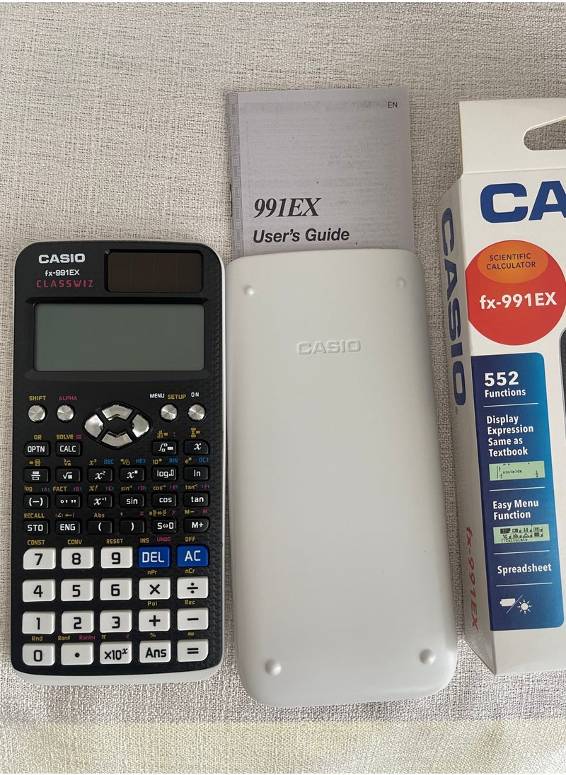 CASIO - fx-991EX ClassWiz Series Scientific Calculator Black - Image 1