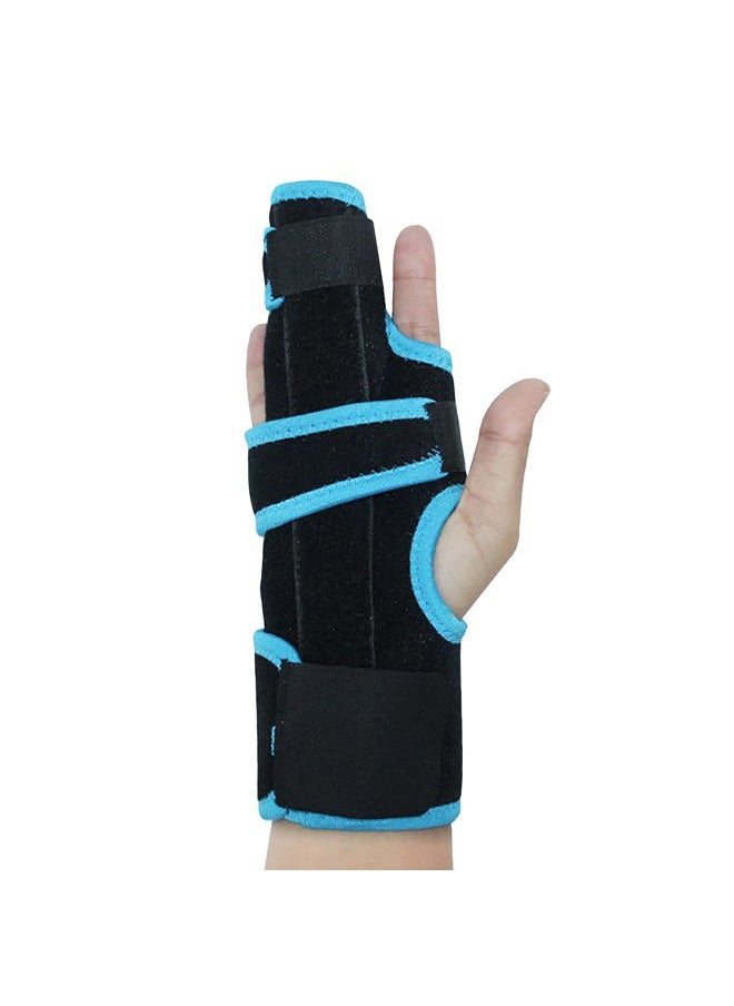 NICEYST Finger Splint Adjustable Two Finger Stabilizer Straightener Immobilizer Hand Support Brace for Arthritis Fracture Broken Dislocated Trigger Finger fits Left or Right Hand  - Image 1