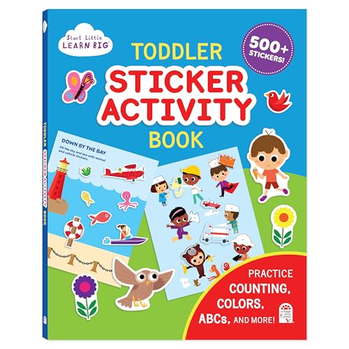 Cottage Door Press Toddler Sticker Activity Book Includes 500 Stickers Learn ABCs Counting Colors and More for Kids Ages 2 5 Start Little Learn Big Series - Image 1