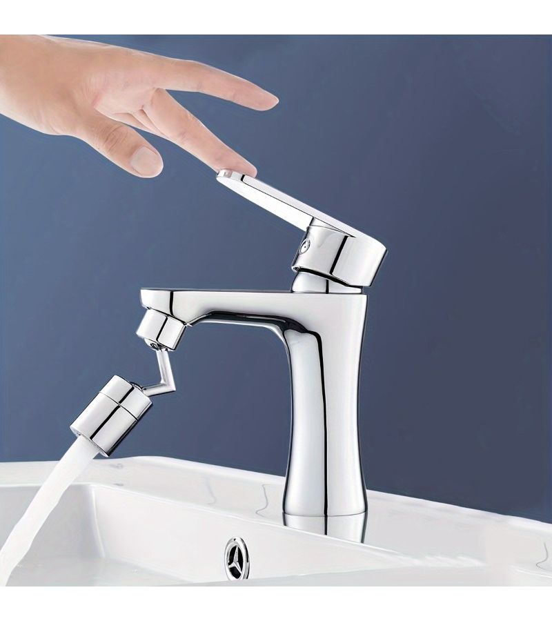 2 In 1 Pull Down Kitchen Faucet 2nd Gear Adjustment 720 Swivel Spray Head - Image 2