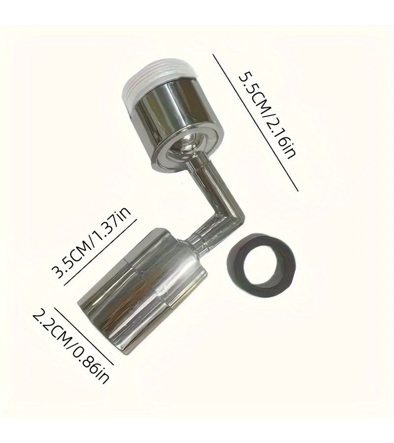 2 In 1 Pull Down Kitchen Faucet 2nd Gear Adjustment 720 Swivel Spray Head - Image 3