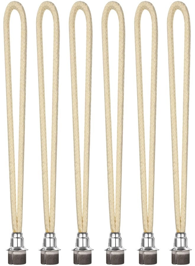 Maitys 6 Pieces Catalytic Wick Replacement Oil Lamp Wick Replacement Catalytic Air Control Burner Lamps for Burner Diffuser Aromatherapy(Silver) - Image 1