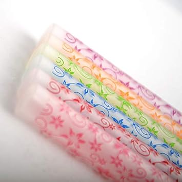 Enslz 6 Pcs 10ml Flower Print Matte Refillable Empty Travel Glass Perfume Spray Bottle Atomizer Pump Sprayer Bottle Set - Image 5