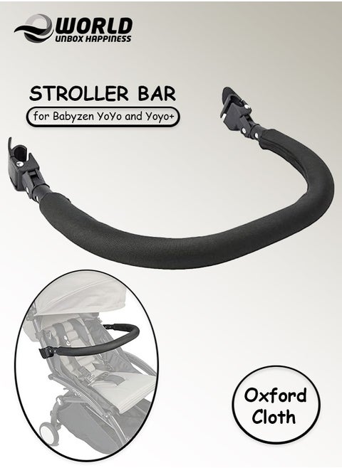 Stroller Bar for Babyzen YoYo and Yoyo+ Armrest Handle with Oxford Cotton Construction, Strong Cushioning for Enhanced Protection, Folds Easily with Your Stroller