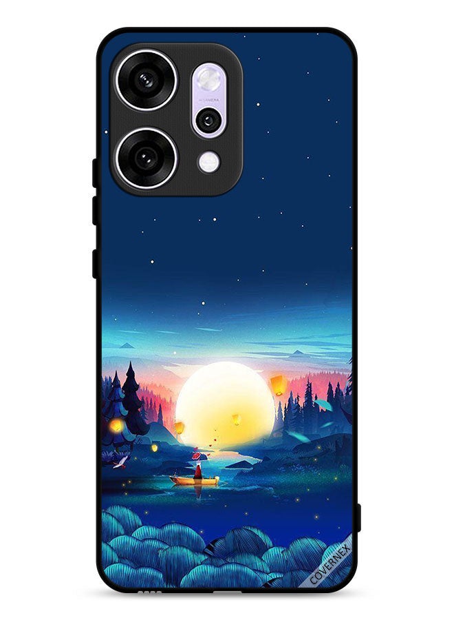 Covernex Oppo Reno14 Protective Case Cover Sunset View Paint - Image 1
