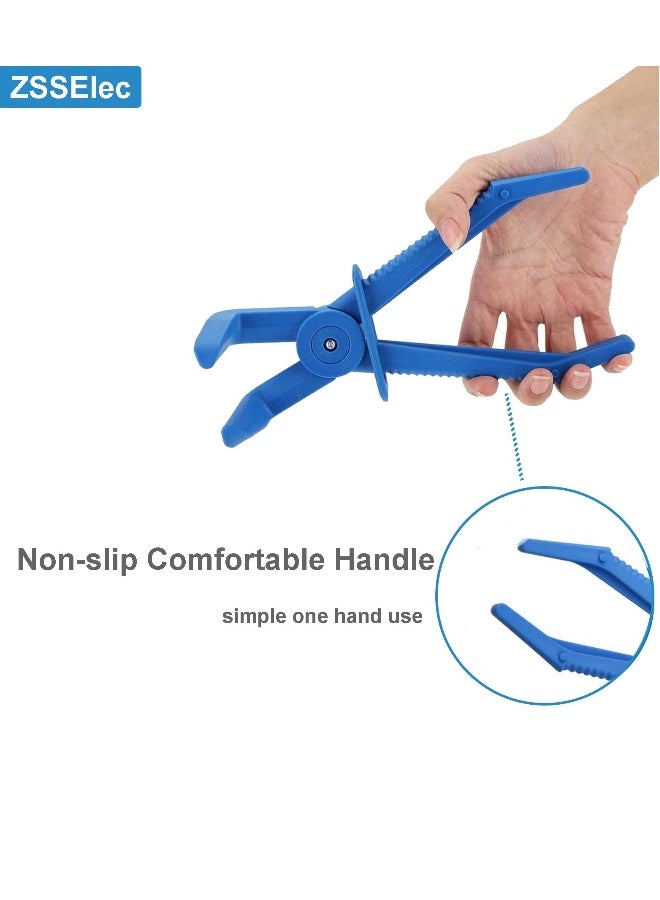 Generic Hose Pinch off Pliers Set, 3 Pack Plastic Hose Clamp Pliers Tool for Fuel Line, Automotive Coolant Hose Spring Clamps Tool, Radiator Hoses Coolant Hoses, Blue  - Image 4