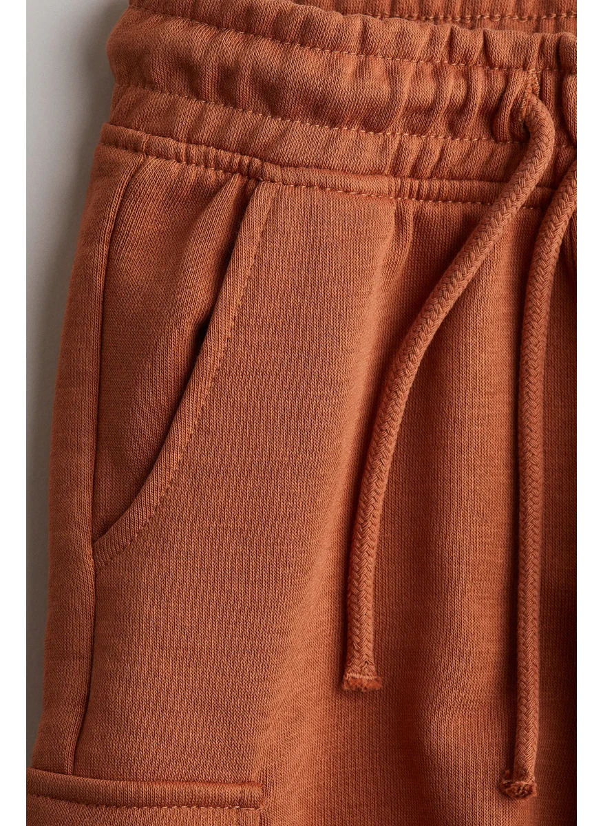 H&M Cargo Sweatshirt Shorts