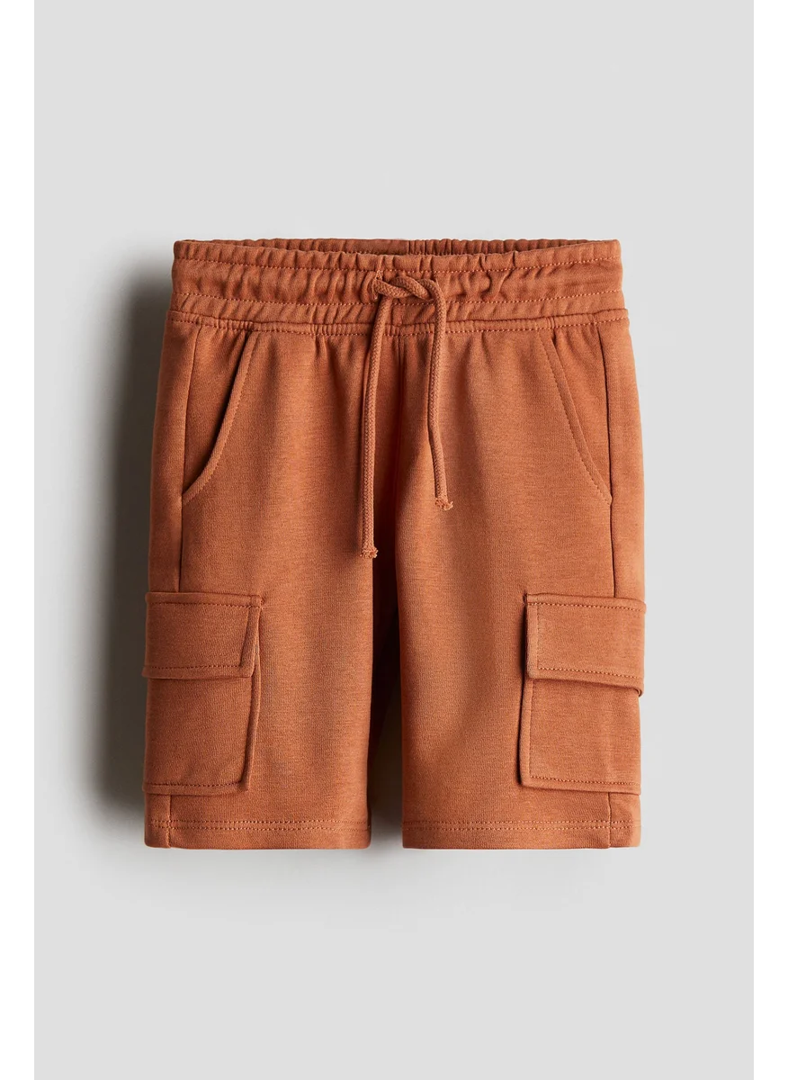 H&M Cargo Sweatshirt Shorts