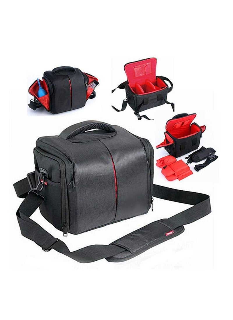 Generic Waterproof Anti-Shock DSLR Camera Bag for Canon Nikon Samsung and Sony - Black  - Image 1