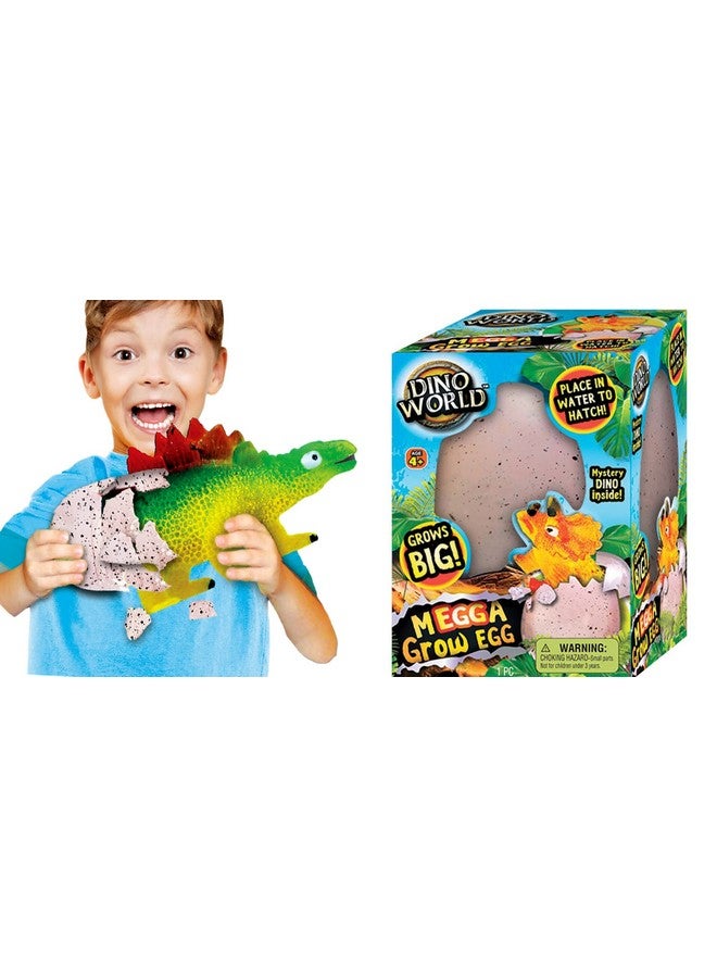 جا-رو ألعاب نمو بيض الديناصور العملاق (1 بيضة متنوعة) مفاجأة سحرية لتفقيس الحيوانات ونموها في الماء للأطفال والأولاد والبنات. هدايا حفلات الديناصورات بكميات كبيرة وحشوات سلة عيد الفصح. 1747-1S - Image 2