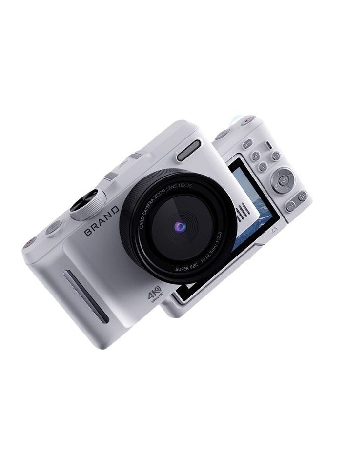 High-definition digital camera micro-single 4K high-definition video recording CCD rotating screen student party 4800w pixel selfie beauty camera - Image 1