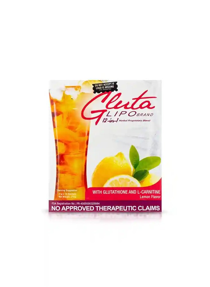 Gluta Gluta Lipo juice slimming Juice 10 sachets 