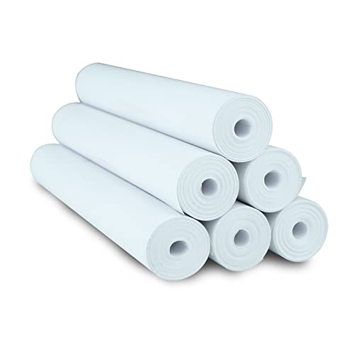 NYEAR 6 Rolls A4 Quick-dry Thermal Paper (210mm/8.27"width/7.6m long,Φ1.18") for portable printer,thicker brighter and the font is clearer to make the printing quality better, (1 roll-27 Sheets) - Image 1