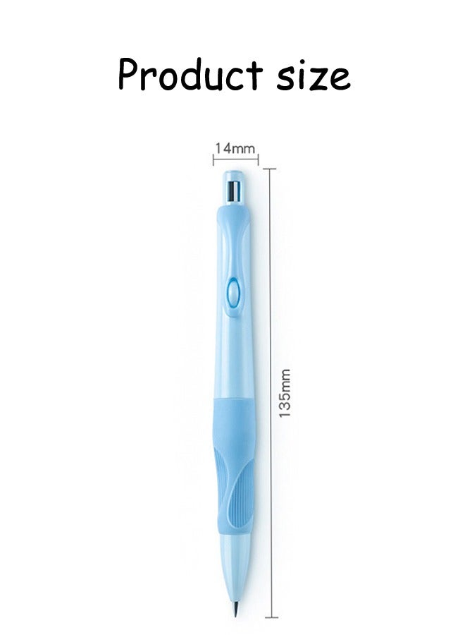 4Pcs Four Candies Color Mechanical Pencils in Case Creative Dolphin Shaped Pencil 2.0MM Pastel Mechanical Pencil Set with Refills Aesthetic School Supplies for Kids Writing Drawing - Image 2