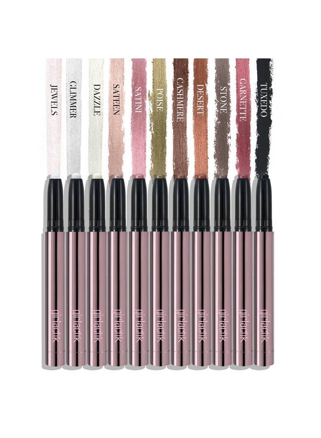 girlactik Metallic Shadow Stick Sateen (Pearlized Champagne) 2 G / .07 Oz - Image 3