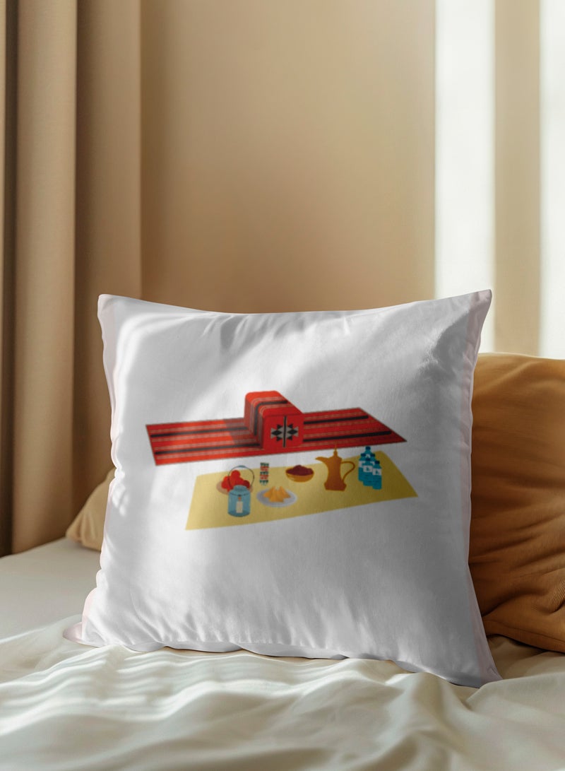 لوحة غطاء وسادة من البوليستر بتصميم إفطار رمضان بجلسة عربية - Image 5