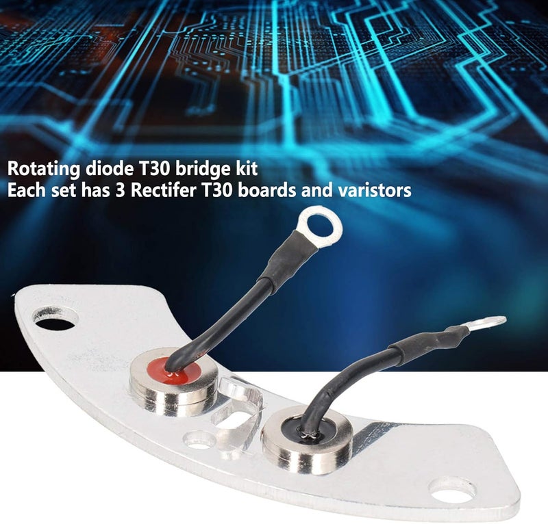 Bridge Rectifier Diode Set for Mecc T30 Generator Electronic Module Excitation Diodes Alternator Turntable Board Stable Brushless Accessory - Image 3