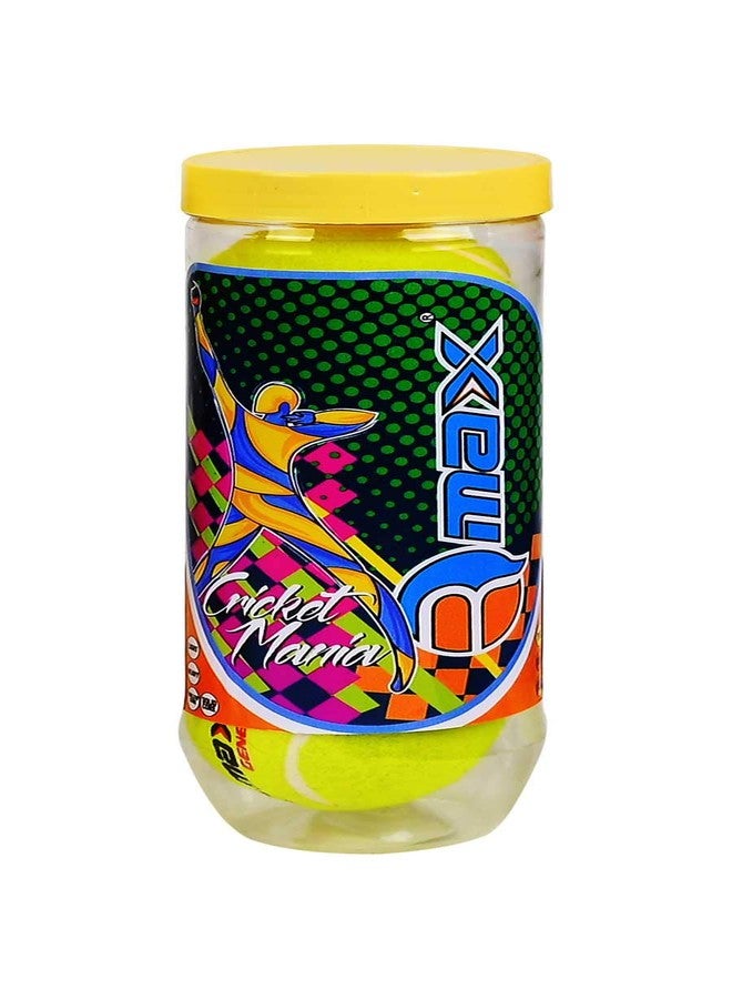 RMAX كرة تنس كريكيت ثقيلة من آر ماكس نيو (عبوة من 3 كرات) (أصفر) - Image 3