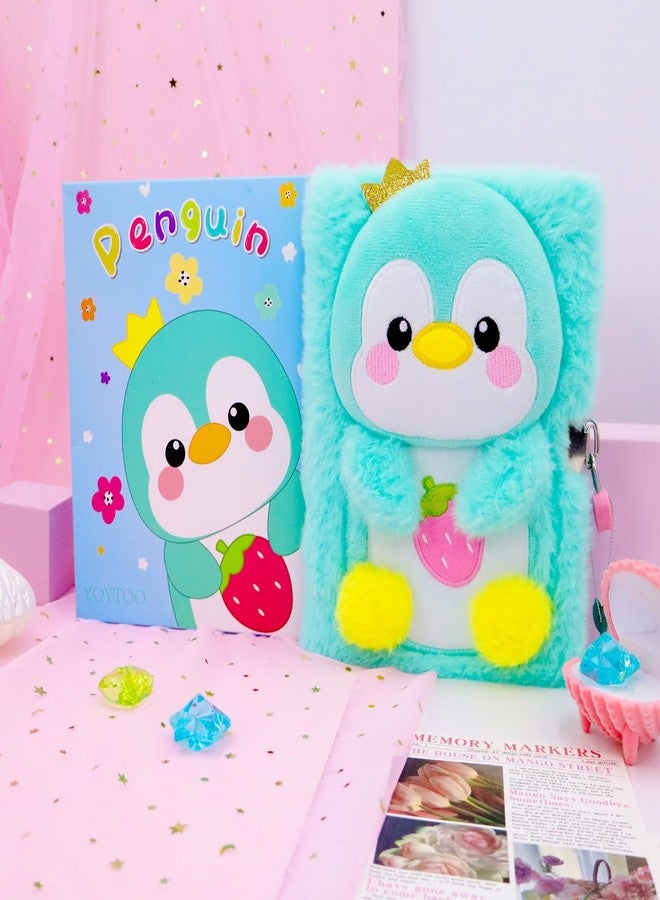 YOYTOO Fox Diary for Girls with Lock, Plush Fox Toys Gift for Teen Girls, Kids Fox Writing Journal Notebook, Birthday Gifts for Little Girls Ages 5 6 7 8 9 10-12 Year Old - Image 2