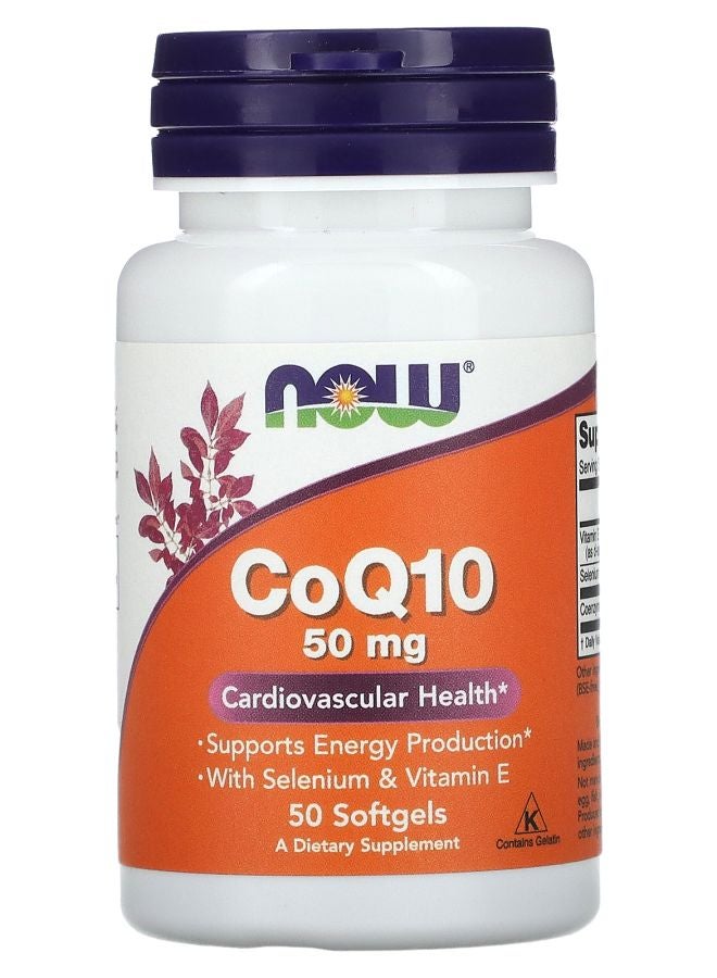 now CoQ10 50 mg 50 Softgel - Image 1