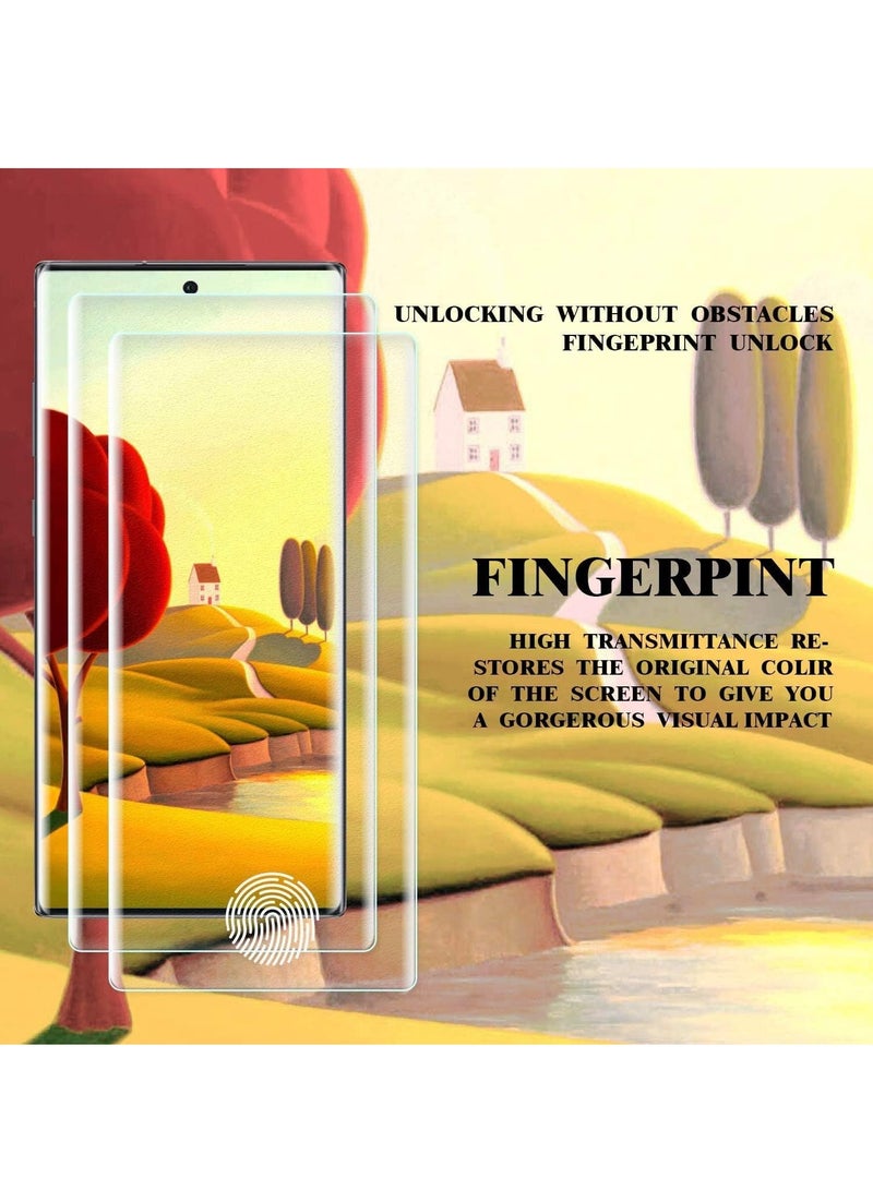 DUSALA Samsung Note 20 Screen Protector UV Screen Protector 2 UV Lamp Clear Curved Edge Tempered Glass for Galaxy Note 20 5G - Image 3