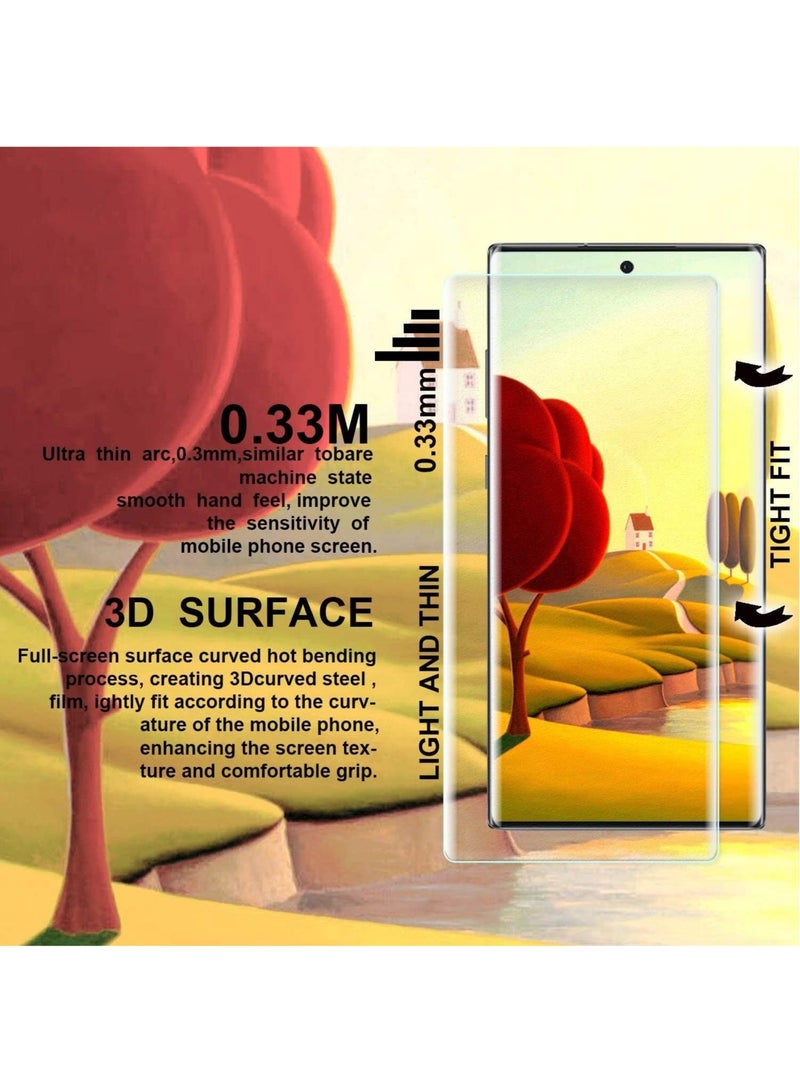 DUSALA Samsung Note 20 Screen Protector UV Screen Protector 2 UV Lamp Clear Curved Edge Tempered Glass for Galaxy Note 20 5G - Image 5