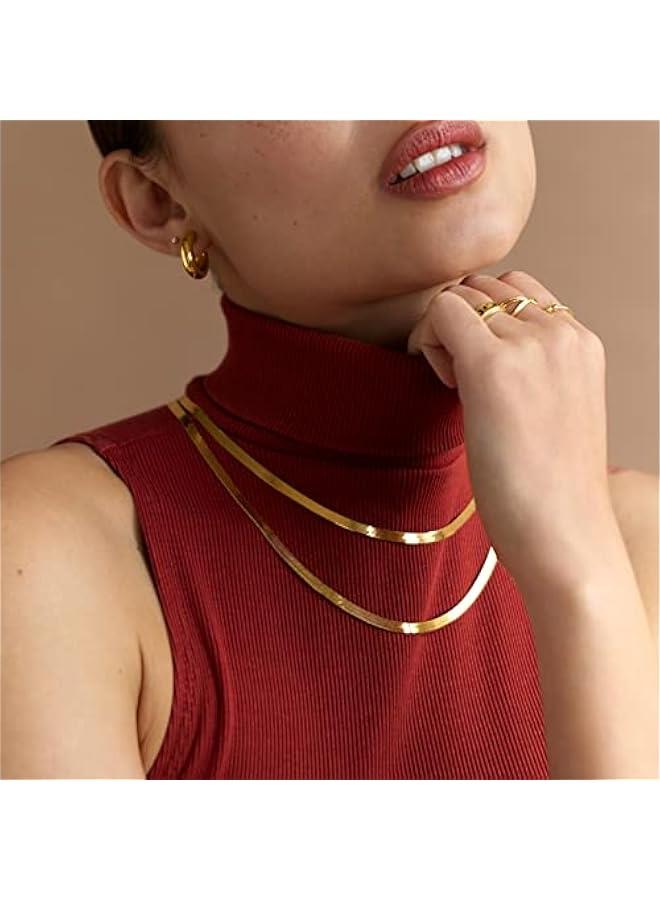 بافوا بافوي سلسلة من الفضة الاسترليني عيار 925 الايطالية الصلبة مطلية بالذهب عيار 22 قيراط | ثعبان، صندوق مربع، كابل، كبح فائق المرونة، قلادة ميامي كوبان وحبل متعرج قطع الماس للنساء والرجال | صنع في ايطاليا - Image 5