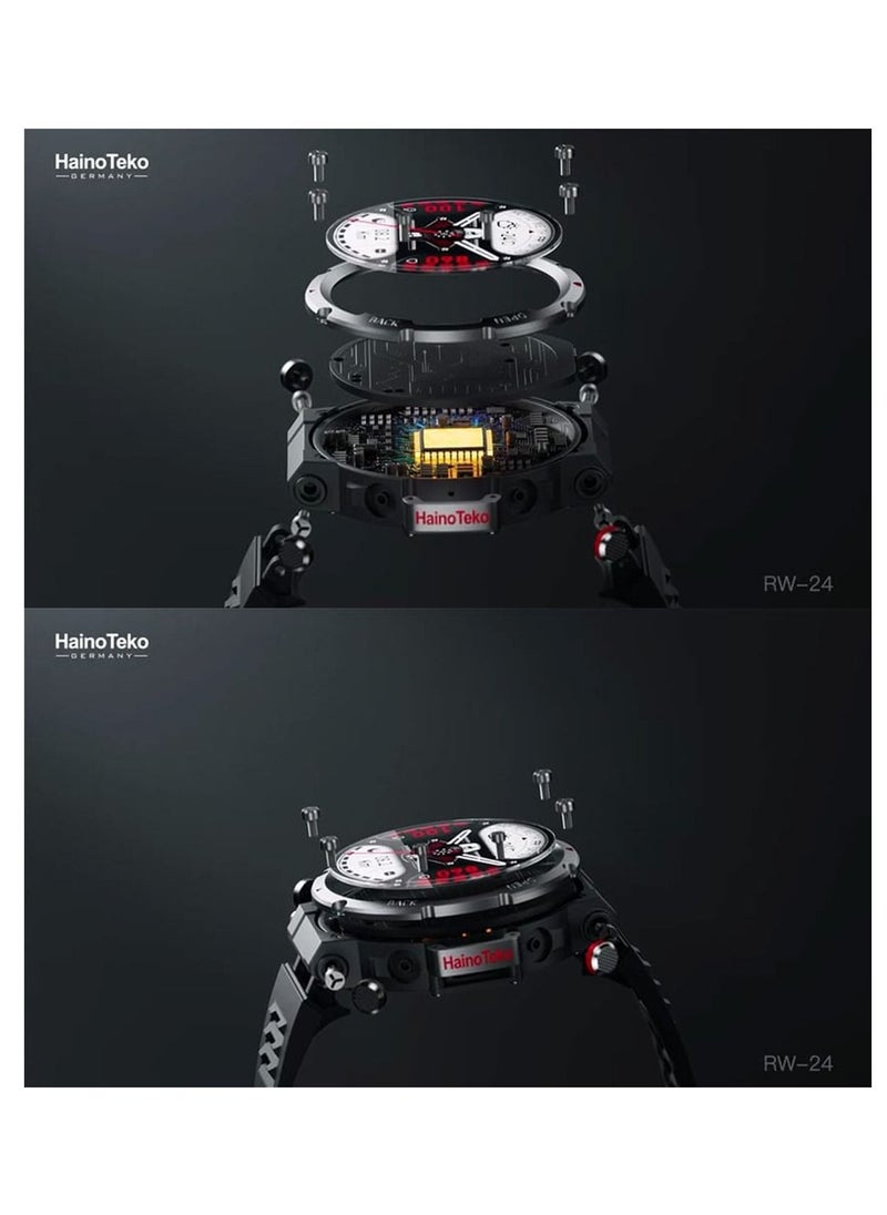 Haino Teko - Haino Teko Germany RW24 Sport Smart Watch with Waist Pack and Sports Sunglasses Combo Box - Image 1