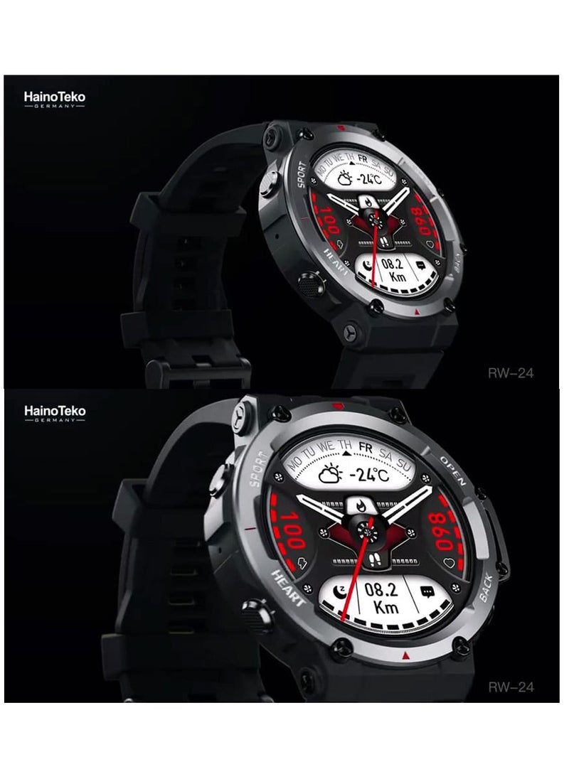 Haino Teko - Haino Teko Germany RW24 Sport Smart Watch with Waist Pack and Sports Sunglasses Combo Box - Image 1