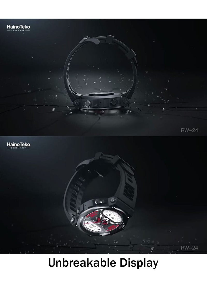 Haino Teko - Haino Teko Germany RW24 Sport Smart Watch with Waist Pack and Sports Sunglasses Combo Box - Image 1