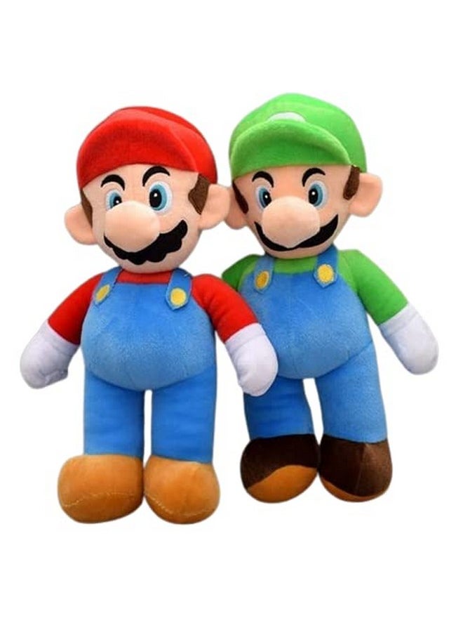 AVSHUB AVSHUB Combo Mariyo Luigi Plush Toy, Safe for Kids, Soft Toy for Kids Girls and Boys, Soft Toys Playing Home Decoration Gift for Girlfriend, Wife and Ladies Size - 35 cm  - Image 1
