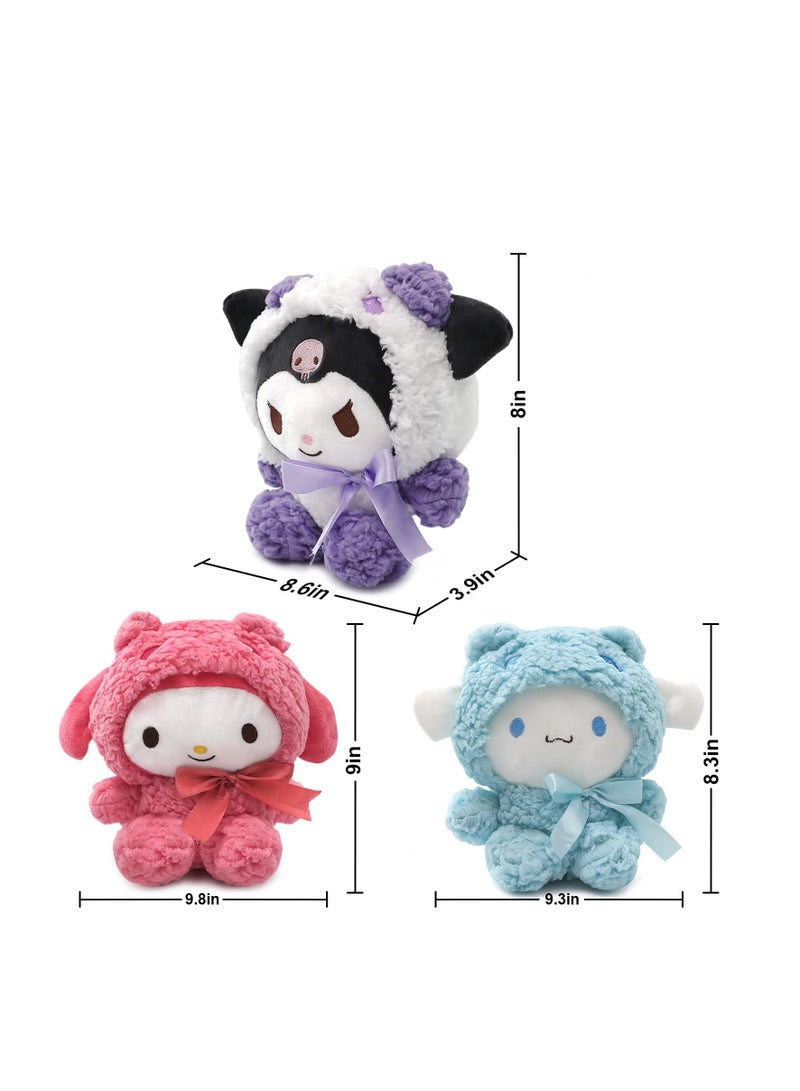 Excefore 8" Plushies Sanrio Stuffed Animals Cute Cartoon Anime Plush Gift for Girls Teens Fans Birthday Decoration - Image 4