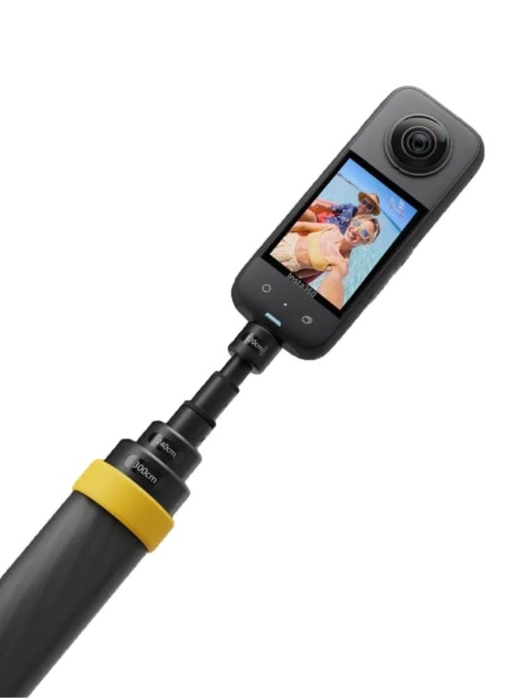 Insta360 - Enhanced Extended Edition Selfie Stick - Compatible with Insta360 X4, X3, ONE RS (Twin/4K), ONE X2, ONE R, ONE X and ONE Black - Image 1