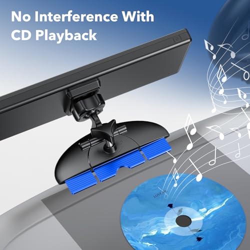 NiZiTOK CD Slot CarPlay Screen Mount for 7–10.5" Displays, Stable Anti-Vibration Holder for CarPlay & Android Auto Screens, Wide Compatibility, Secure and Easy Installation - Image 4