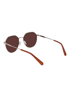 Calvin Klein Jeans Unisex UV Protection Round Sunglasses - CKJ23201S-717-5518 - Lens Size: 55 Mm  - Image 3