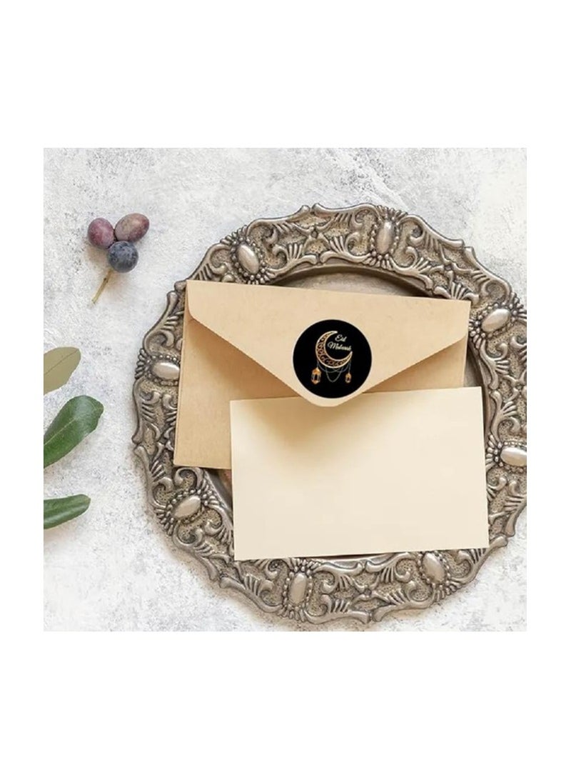 PRINTSHOP4ME Eid Mubarak Stickers,Ideal For Gift Wrapping,Eid Stickers For Gift Bag,Eid Envelope,Eid Goody Bags,Eid Gift Tags And Happy Eid Vinyl Sticker - Image 3