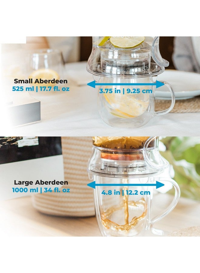 غروش إبريق شاي أبردين من غروشي - تصميم خالٍ من مادة BPA، يمنع التنقيط | قاعدة | سهل التحضير | سهل التنظيف (525 مل - 17.7 أونصة) - Image 3