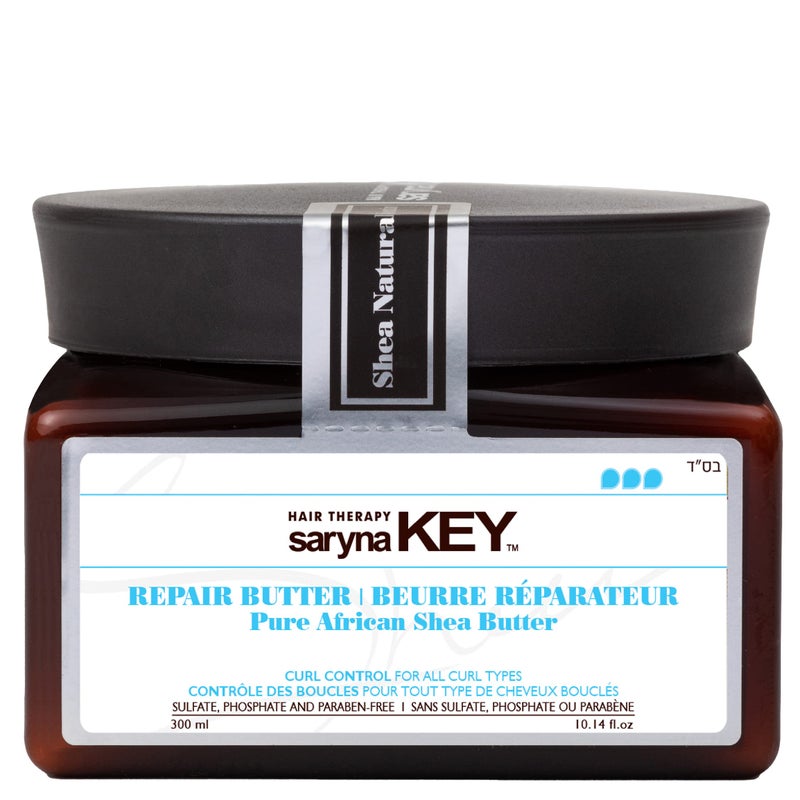 Saryna Key Curl Control Treatment Butter Mask - Shea Butter Hair Mask for Curly Hair - Natural Protein Treatment - Frizzy Hair Moisturizer - Deep Conditioner Mask for Coils and Curls (300ml/10.14oz) - Image 1
