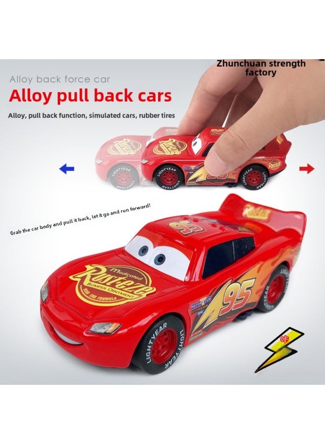 Racing Car Story Back Car Lightning McQueen Die Alloy Car Model Car Boy Toy Sports Car-Color:Dinosaur Flying Mcqueen Cannot Slide - Image 2