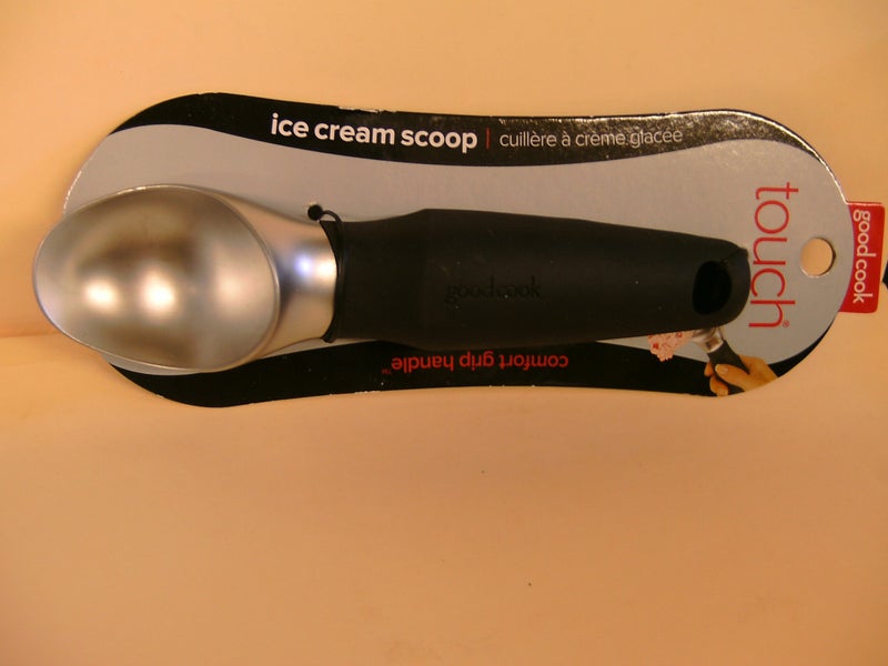 مغرفة آيس كريم جيدة الطهي سوداء