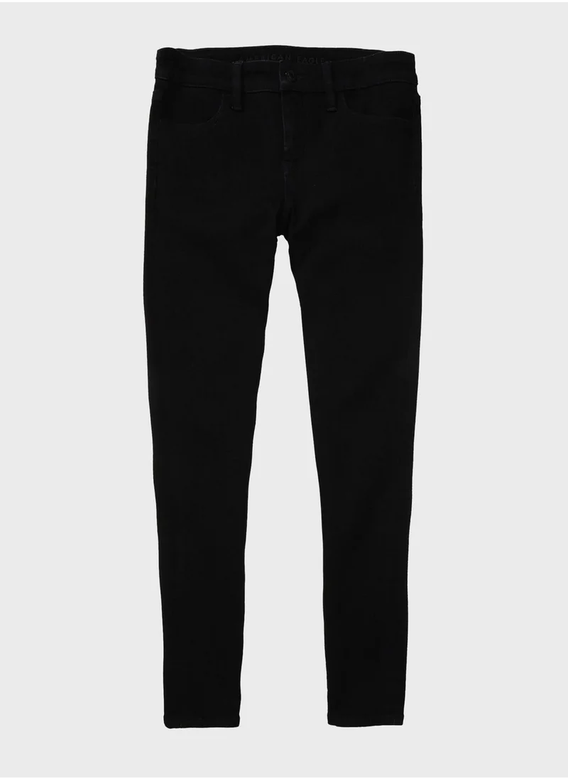 American Eagle High Waist Distressed Jeggings