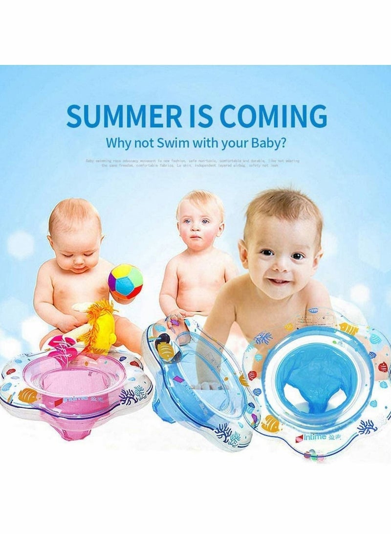 Excefore Baby Paddling Pool Ring, Baby Swimming Ring Tube Safety Infant Float Circle for Newborn Baby from 0 Months to 18 Months, Baby Swimming Float, Made of Skin-Friendly PVC - Image 2