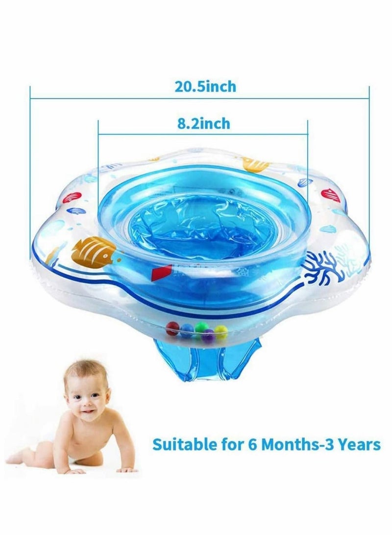 Excefore Baby Paddling Pool Ring, Baby Swimming Ring Tube Safety Infant Float Circle for Newborn Baby from 0 Months to 18 Months, Baby Swimming Float, Made of Skin-Friendly PVC - Image 4