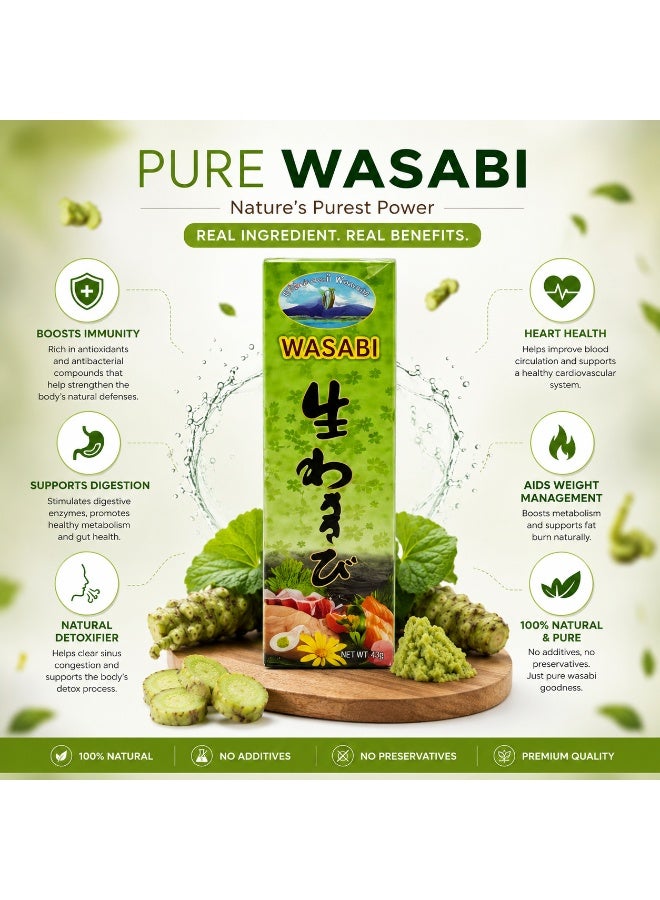 LUCKY FAMILY Wasabi Paste Tube 43g - Image 5