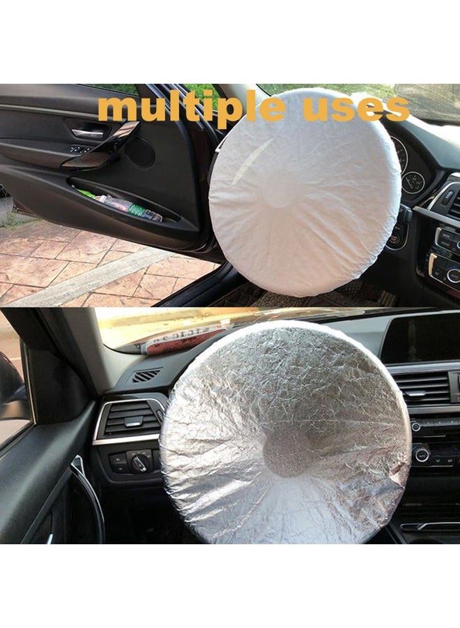MHWGY Car Seat Sun Shade Cover, Plus Size Reflective Baby Seat Covers to Keep The Car Seat Cool, Auto Window Sun Protection with Carseat Shade Reflector UV Ray Helpers - Image 4