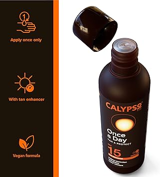 Calypso Once A Day Tan Protect SPF15 and SPF25 Multipack - Image 3
